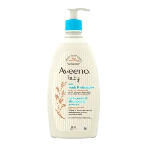 Aveeno Baby Daily Moisture Wash & Shampoo 532ml